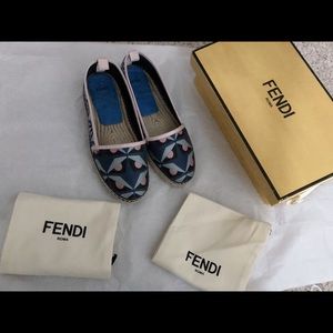 Fendi monster slip on